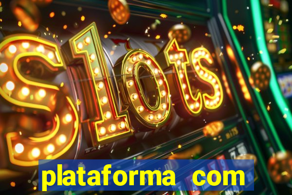 plataforma com chuva de dinheiro